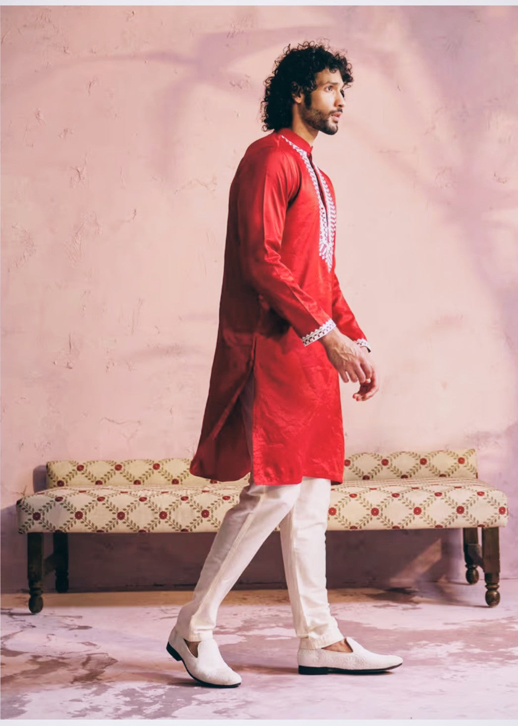 Redwood Embroidered Men’s Kurta